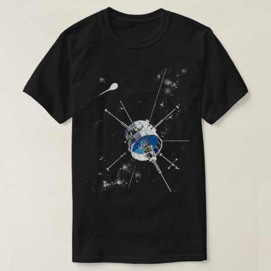 Astronomie Liefhebber Satelliet Exploratie Ruimte  T-shirt (Design voorkant)