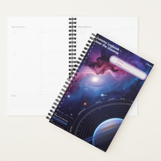 Astronomie Logboek – Ontdek het heelal Planner (Display)