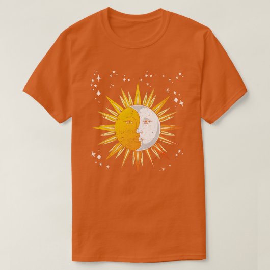 Astronomie Lover Celestial Bodies Sun Moon Astrolo T-shirt (Design voorkant)