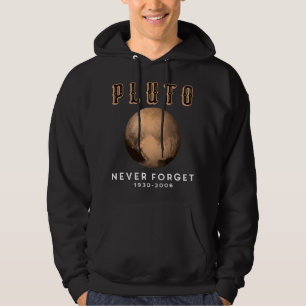 Astronomie Lover Nooit Vergeet Pluto Kostuum Retro Hoodie