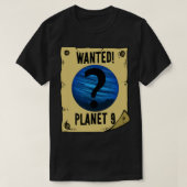 Astronomie Lover Planet Nine Zonnestelsel Geek 9 P T-shirt (Design voorkant)