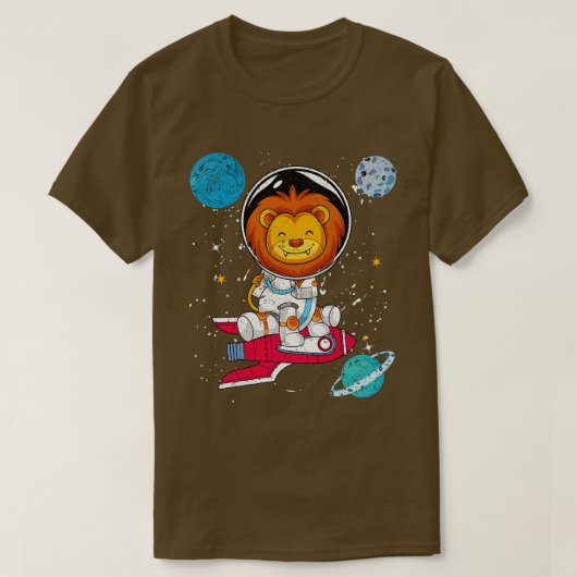 Astronomie Lover Space Science Planets Astronaut a T-shirt (Design voorkant)