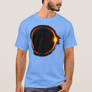 Astronomie Lovers otal zonnebrand 2024 Distresse T-shirt