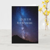 Astronomie Melkweg- en achterkaart Kaart (Gele Bloem)