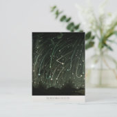 Astronomie met Antiek metaalschokdemper Briefkaart (Staand voorkant)