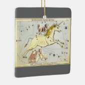  astronomie, Monoceros Unicorn Constellation Keramisch Ornament (Rechts)