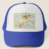  astronomie, Monoceros Unicorn Constellation Trucker Pet (Voorkant)
