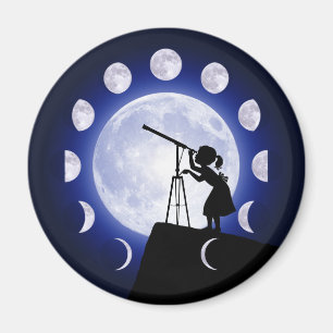 Astronomie Moon Phase Magneet