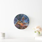 Astronomie & Mystic Mountain Clock, Hubble / Galax Ronde Klok (Huis)