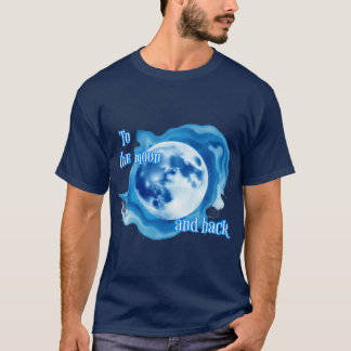 Astronomie: Naar de maan en terug. T-shirt