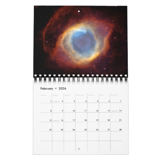 Astronomie NASA Space Universe Galaxy 2019 Kalender (Feb 2026)