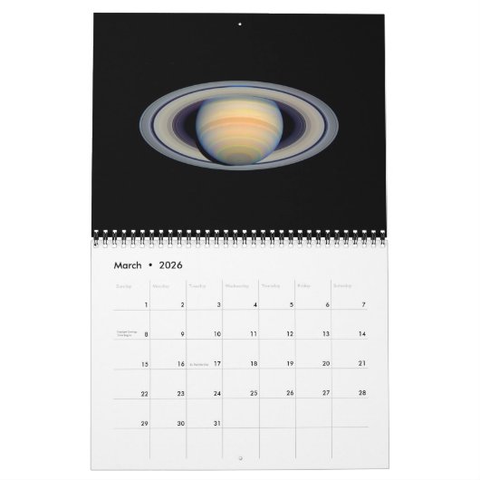Astronomie NASA Space Universe Galaxy 2021 Kalender (Mar 2026)
