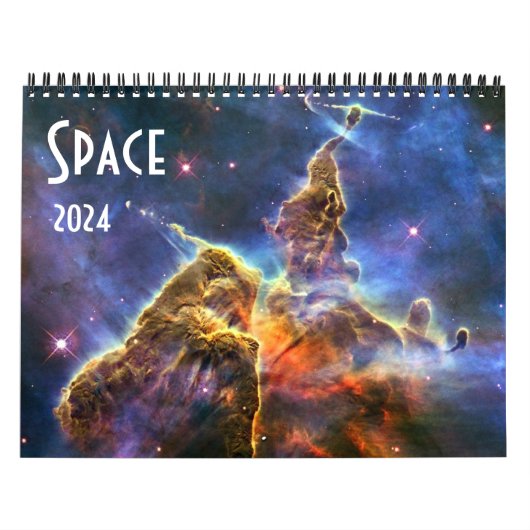Astronomie NASA Space Universe Galaxy 2024 Sky Kalender (Hoes)