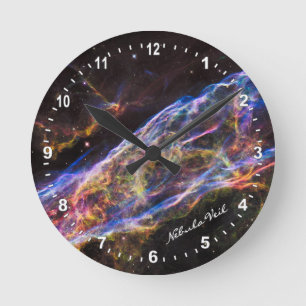 Astronomie & Nevelsluier Klok, Hubble / Melkweg Ronde Klok