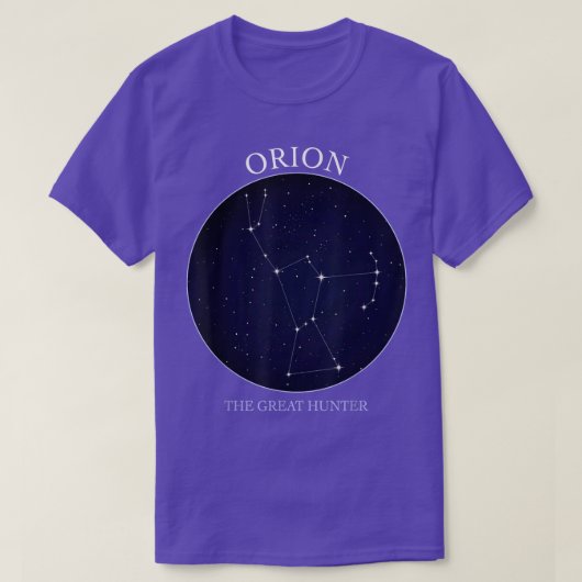 Astronomie Orion Star Constellation of Orion the H T-shirt (Design voorkant)