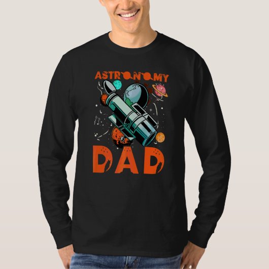 Astronomie papa t-shirt (Voorkant)