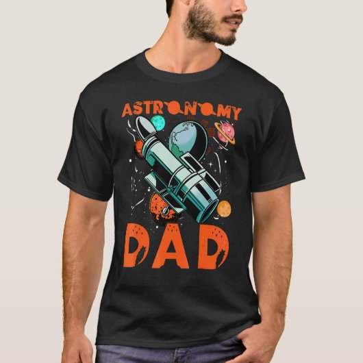 Astronomie papa t-shirt (Voorkant)