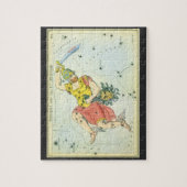  astronomie, Perseus en Caput Medusa Legpuzzel (Verticaal)