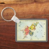  astronomie, Perseus en Caput Medusa Sleutelhanger (Achterkant)