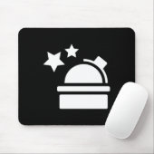 Astronomie Pictogram Mousepad Muismat (Met muis)