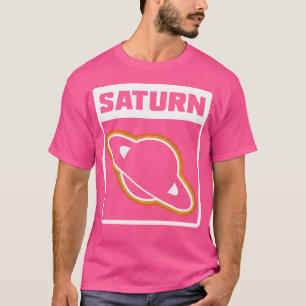 Astronomie planeet Saturnus T-shirt