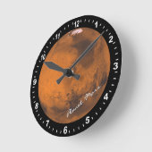 Astronomie & Planet Mars Clock, Hubble / Space Ronde Klok (Hoek)
