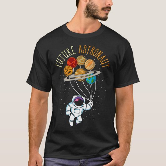 Astronomie Planeten Ruimtewetenschap Universum Lie T-shirt (Voorkant)