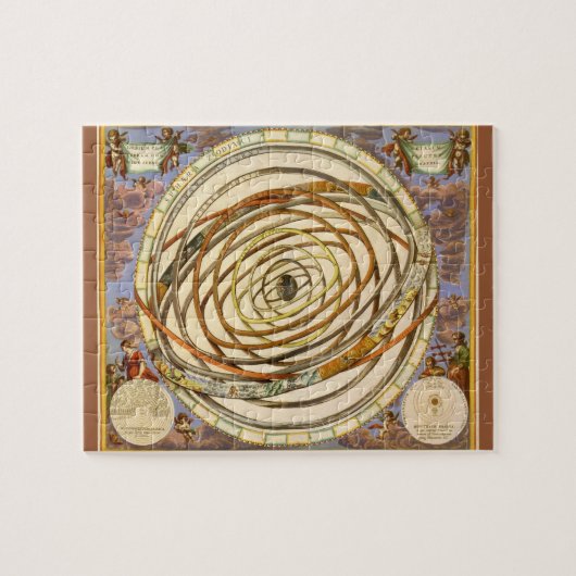  Astronomie Planets Orbit, Andreas Cellarius Legpuzzel (Horizontaal)