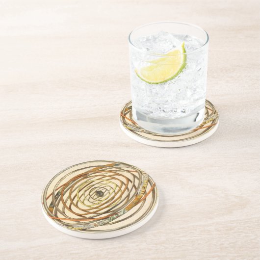  Astronomie Planets Orbit, Andreas Cellarius Zandsteen Onderzetter (Zijkant)