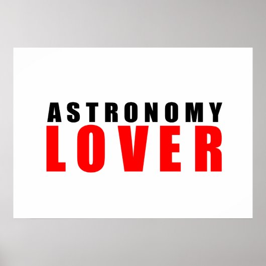 Astronomie Poster (Voorkant)
