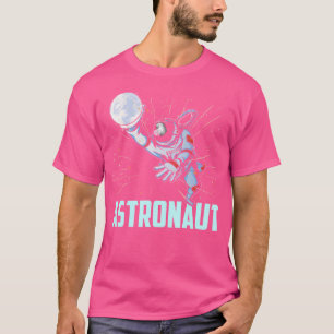Astronomie-ruimteastronomieplanten van astronaut t-shirt