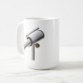 Astronomie Science Telescope Koffiemok (Voorkant links)