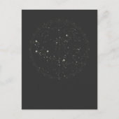 Astronomie Sky Map Stars Horoscope Constellatie Briefkaart (Voorkant)