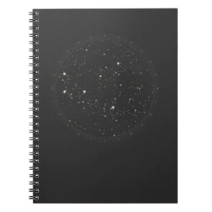 Astronomie Sky Map Stars Horoscope Constellatie Notitieboek