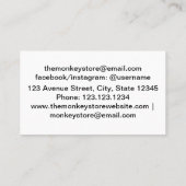 Astronomie Sky Sun Space Moon Fantasy Planet Visitekaartje (Achterkant)