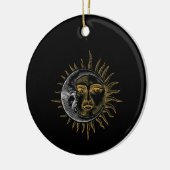 Astronomie Stars Sun Moon Planets Astronaut Keramisch Ornament (Links)