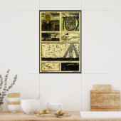  astronomie, Stella Magorum, Keltische sterren Poster (Keuken)