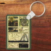  astronomie, Stella Magorum, Keltische sterren Sleutelhanger (Achterkant)