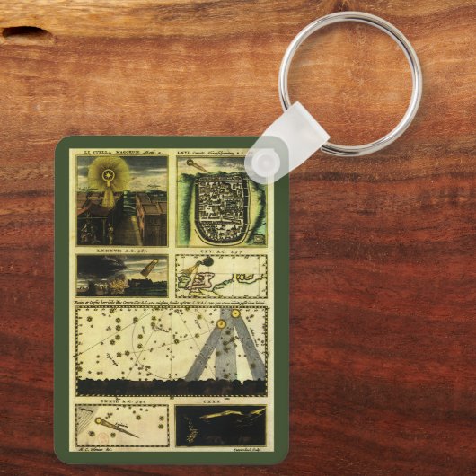  astronomie, Stella Magorum, Keltische sterren Sleutelhanger (Achterkant)