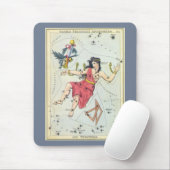  astronomie, stellatiesterren, Andromeda Muismat (Met muis)