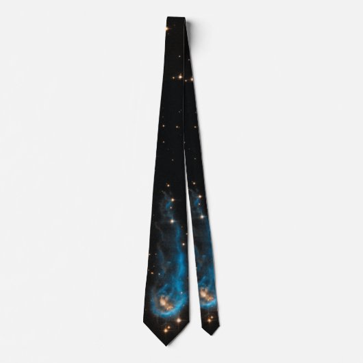 Astronomie sterren Universe Blue Space Stropdas (Voorkant)