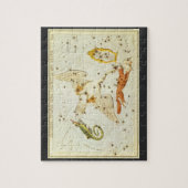  astronomie, sterrenkaart legpuzzel (Verticaal)