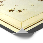 astronomie, sterrenkaart poster (Hoek)