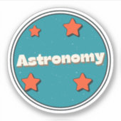Astronomie Sticker (Voorkant)