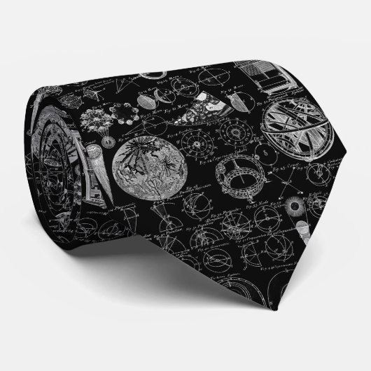 Astronomie Stropdas (Opgerold)