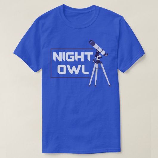 Astronomie Telescope T-shirt (Design voorkant)