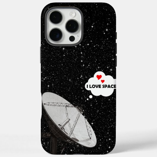 Astronomie Thema Satelliet Schotel Achtergrond Ste Case-Mate iPhone Case (Achterkant)
