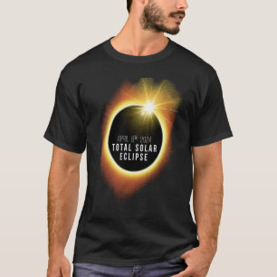 Astronomie Totale Zonsverduistering 2024 Totalite T-shirt