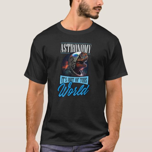 Astronomie uit de wereldastronaut Rex T-shirt (Voorkant)
