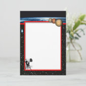 Astronomie Uitnodiging (Staand voorkant)